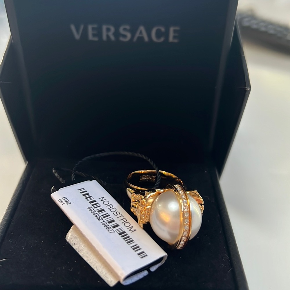 Versace cocktail ring NWT